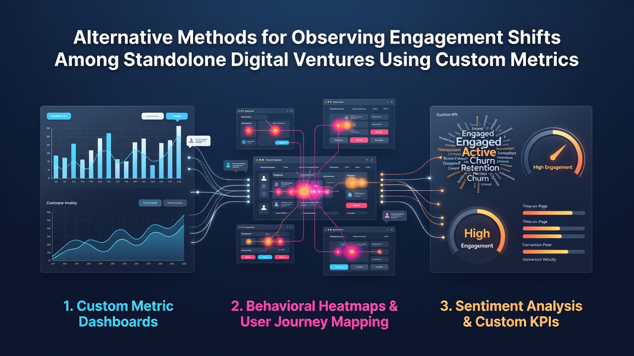 Alternative Methods for Observing Engagement Shifts Among Standalone Digital Ventures Using Custom Metrics