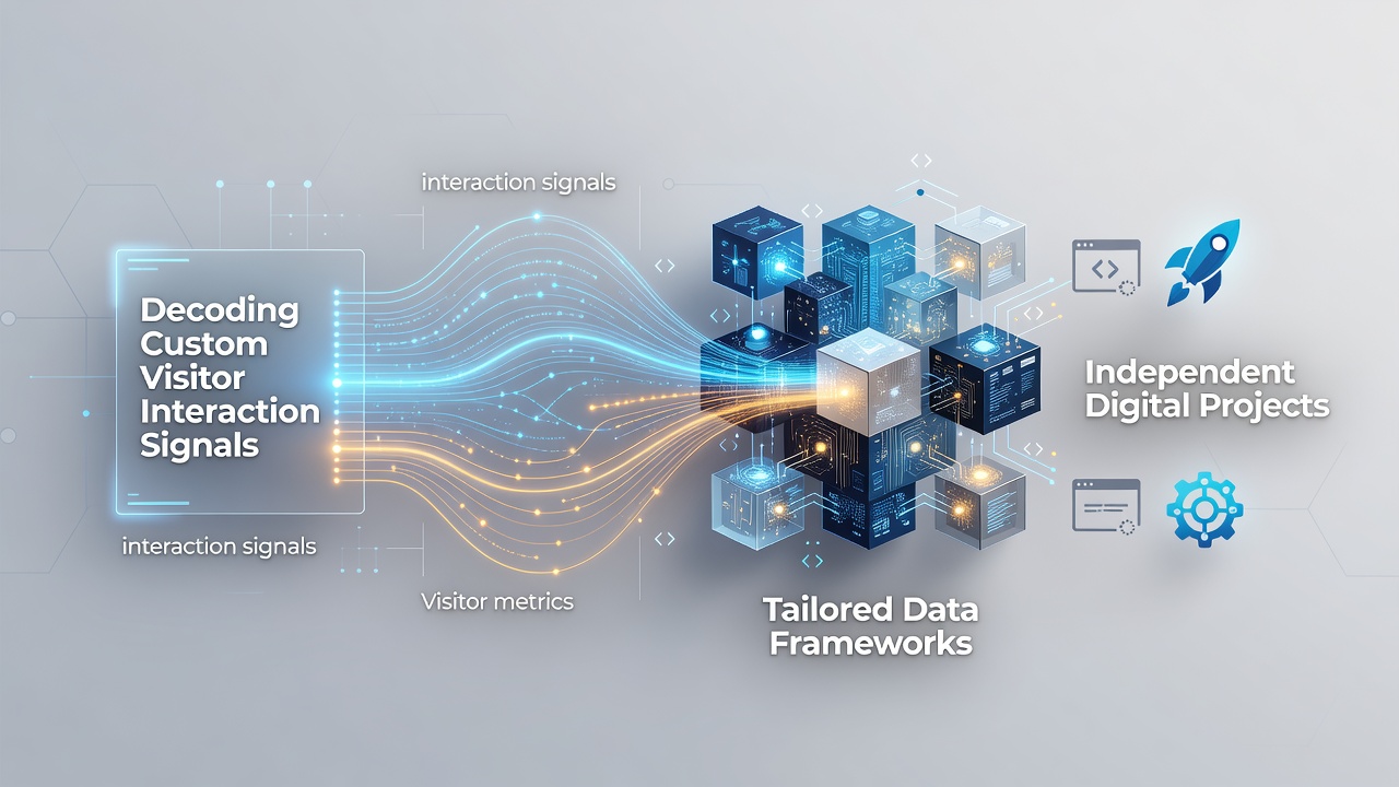 Decoding Custom Visitor Interaction Signals in Independent Digital Projects Through Tailored Data Frameworks
